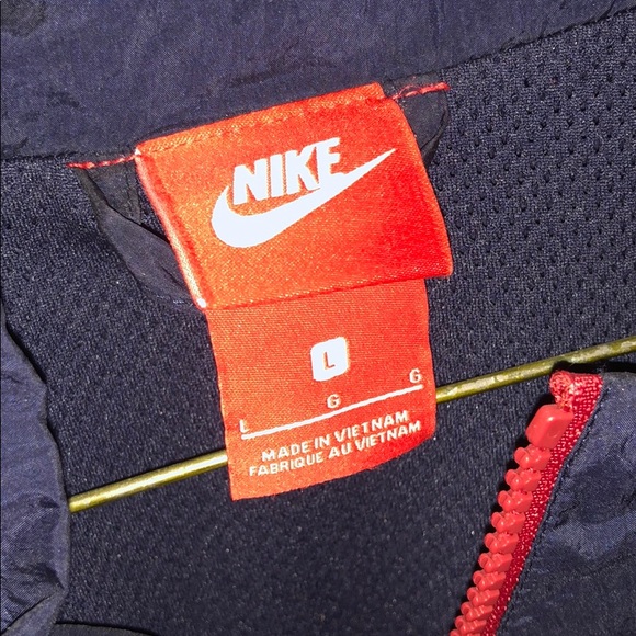 Retro Nike Windbreaker 3/4 Zip - Picture 2 of 2